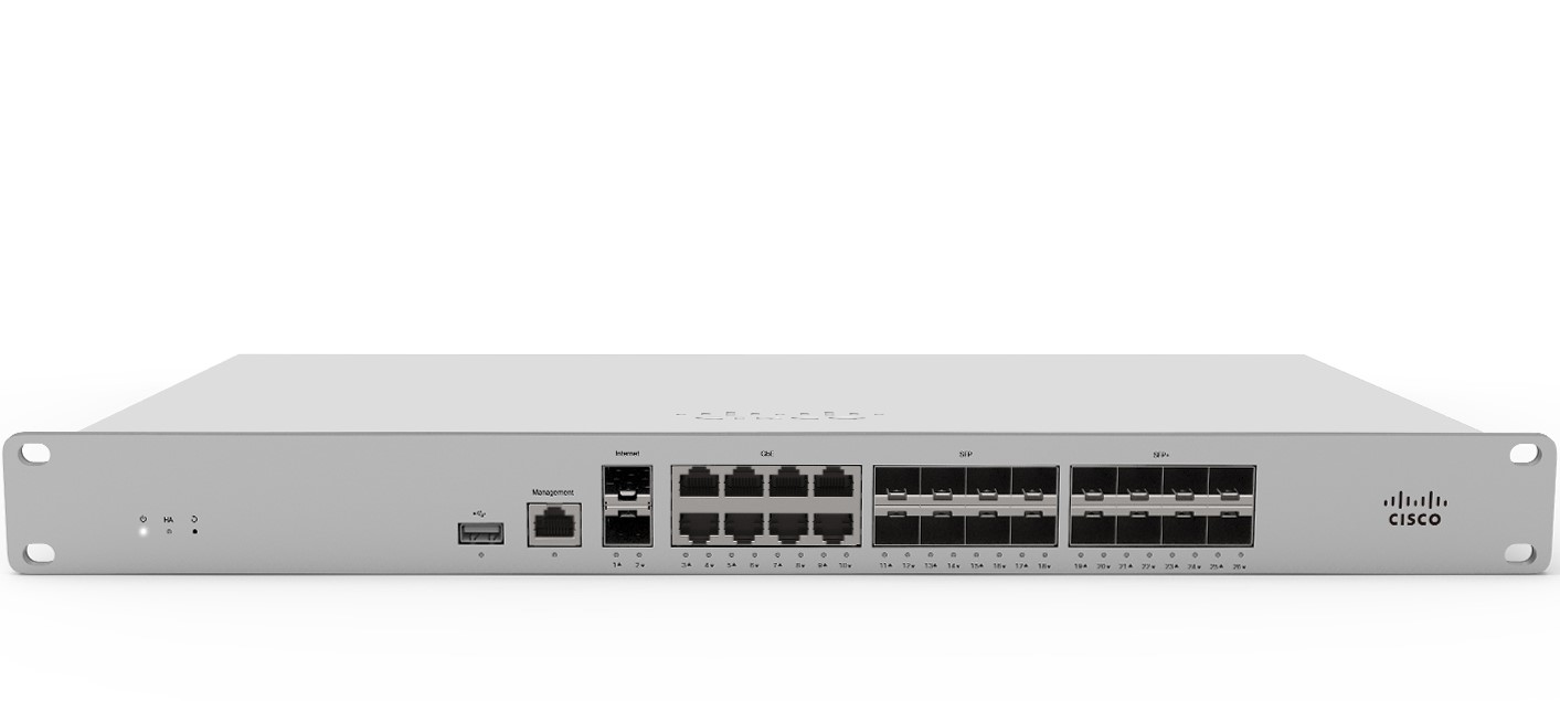 Cisco Meraki MX250 Cloud Managed Security Appliance 