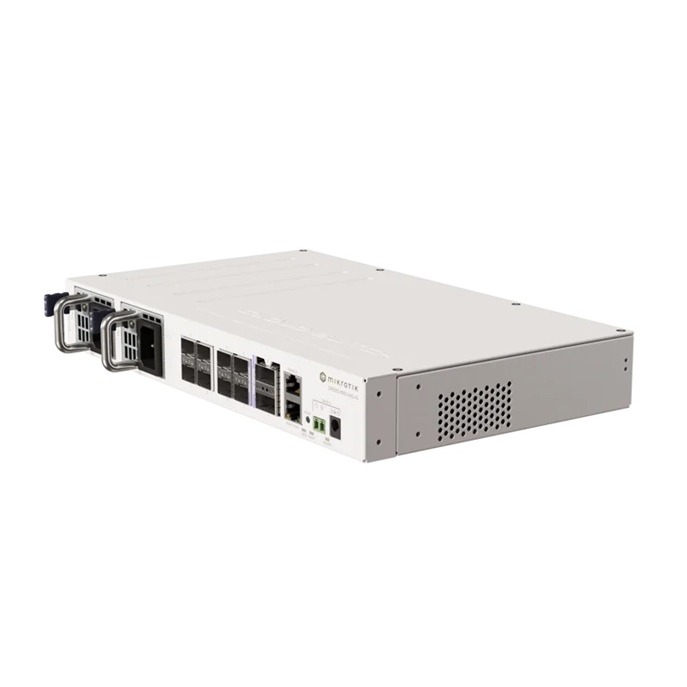 Mikrotik, Cloud Router Switch 510-8XS-2XQ-IN with QCA9531 650MHz CPU, 128 MB RAM, 98DX4310 switch chip, 