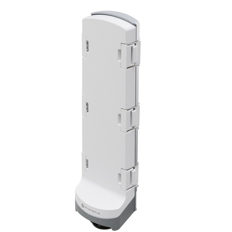 Mikrotik,GPERx6 with 3 x Gigabit Ethernet ports, 3 x SFP+ cages, SwOS, outdoor enclosure, mounting kit