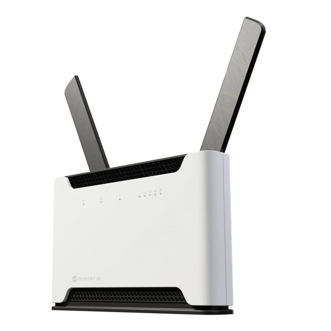 Mikrotik,Chateau 5G R17 ax kit with Quad-Core 1.8GHz CPU, 1GB RAM, 1 x 2.5 Gbit Eth, 4 x Gbit Eth, two wireless interfaces (