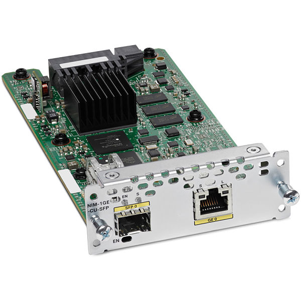 1-port GE WAN NIM, dual-mode RJ45 & SFP 