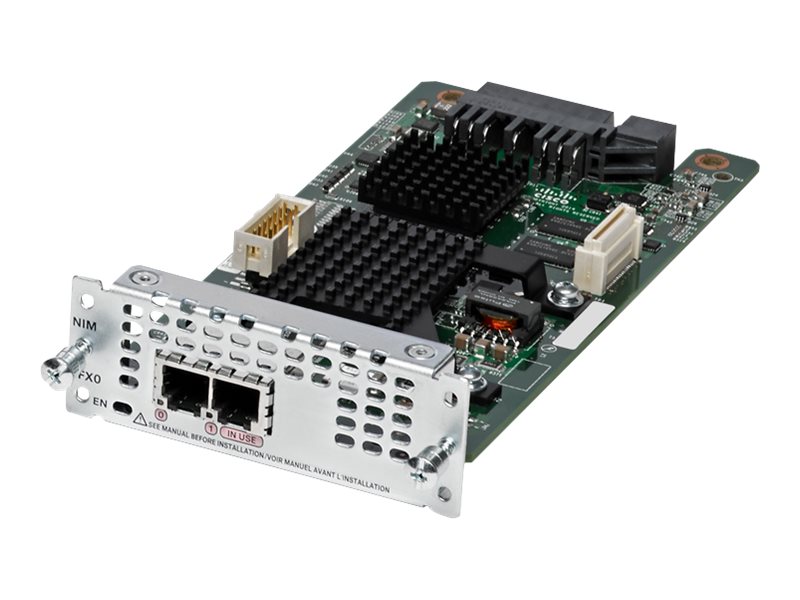 2-port Network Interface Module - FXO (Universal) 