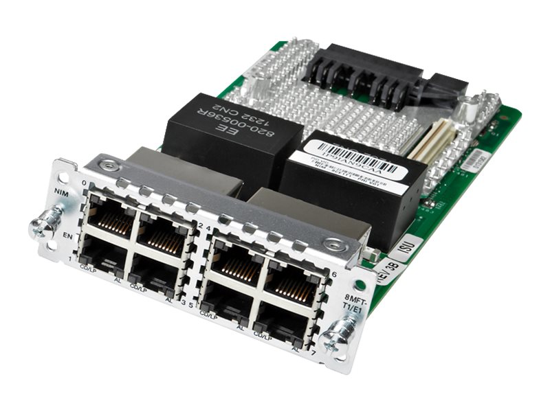 8 port Multiflex Trunk Voice/Channelized Data T1/E1 Module