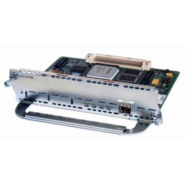 ATM OC3 module with single POM (SFP) slot