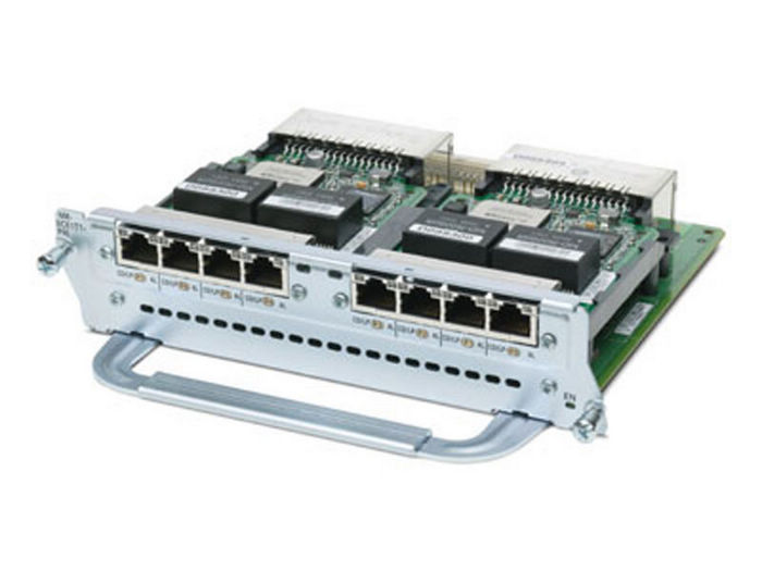 8 port channelized T1/E1 and PRI network module