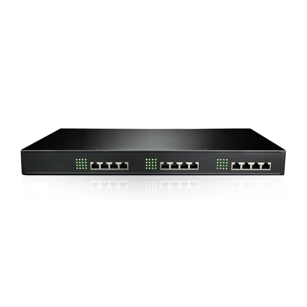 Newrock,16 FXS ports, 16 concurrent calls, 2 Giga ETH ports,1U,19