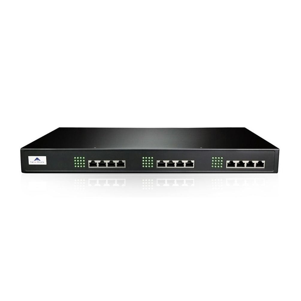 Newrock,32FXS+16FXO ports, 48 concurrent calls,2 Giga ETH ports,1U,19