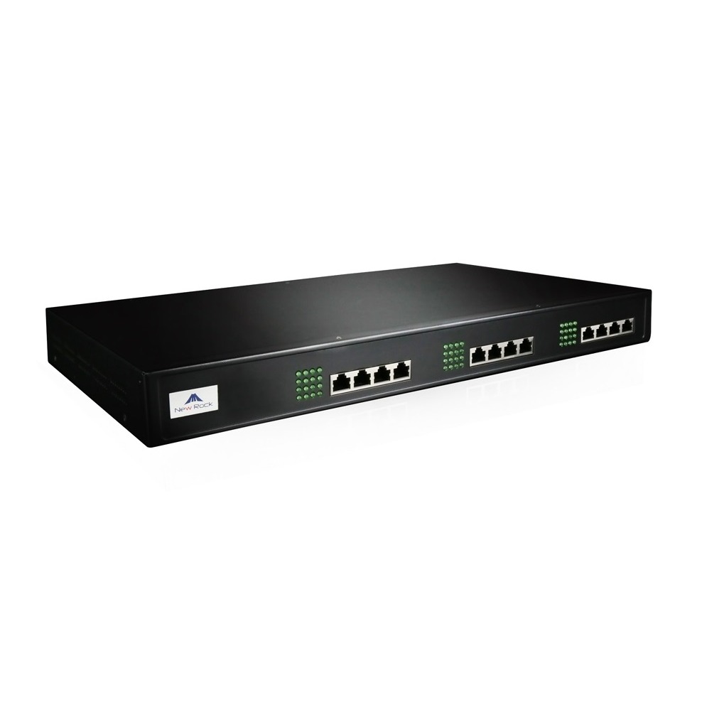 Newrock,32 FXS ports,32 concurrent calls,2 Giga ETH ports,1U,19