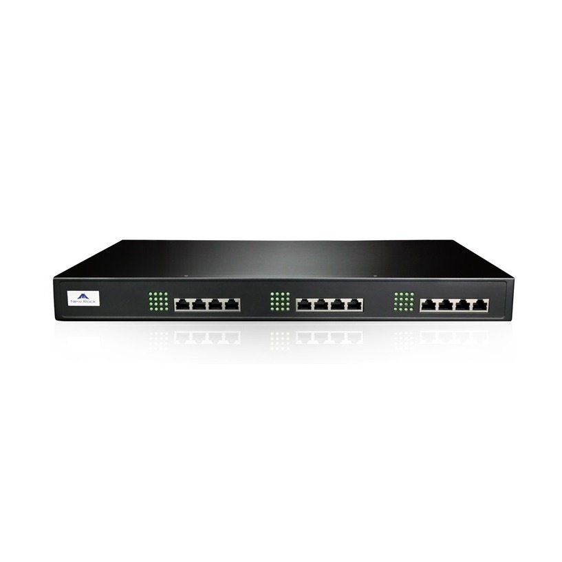 Newrock,32 FXS ports, 32 concurrent calls, 2 Giga ETH ports,1U,19