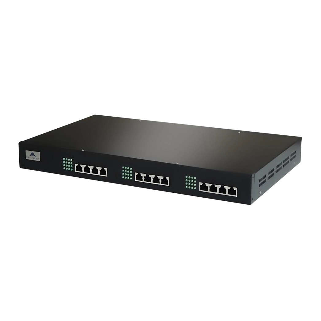 Newrock,8FXS+8FXO ports, 16 concurrent calls,2 Giga ETH ports,1U,19