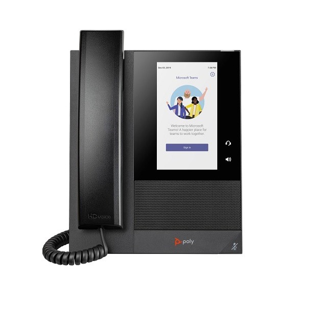 Poly CCX 400 Business Media Phone for Microsoft Teams and PoE-enabled