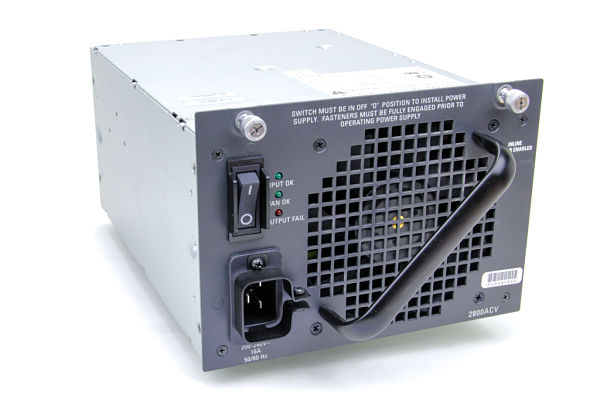 Catalyst 4500 2800W AC Power Supply (Data and PoE)