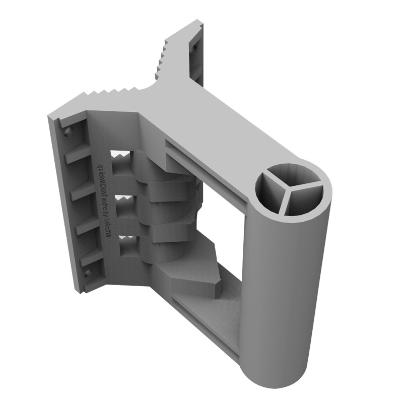 Advanced wall mount adapter for large point to point and sector antennas