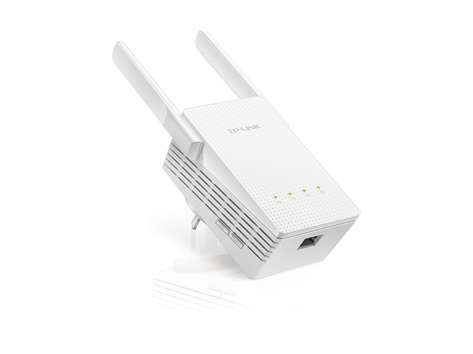 AC750 Dual Band Wireless Wall Plugged Range Extender, with 2 fixed Antennas