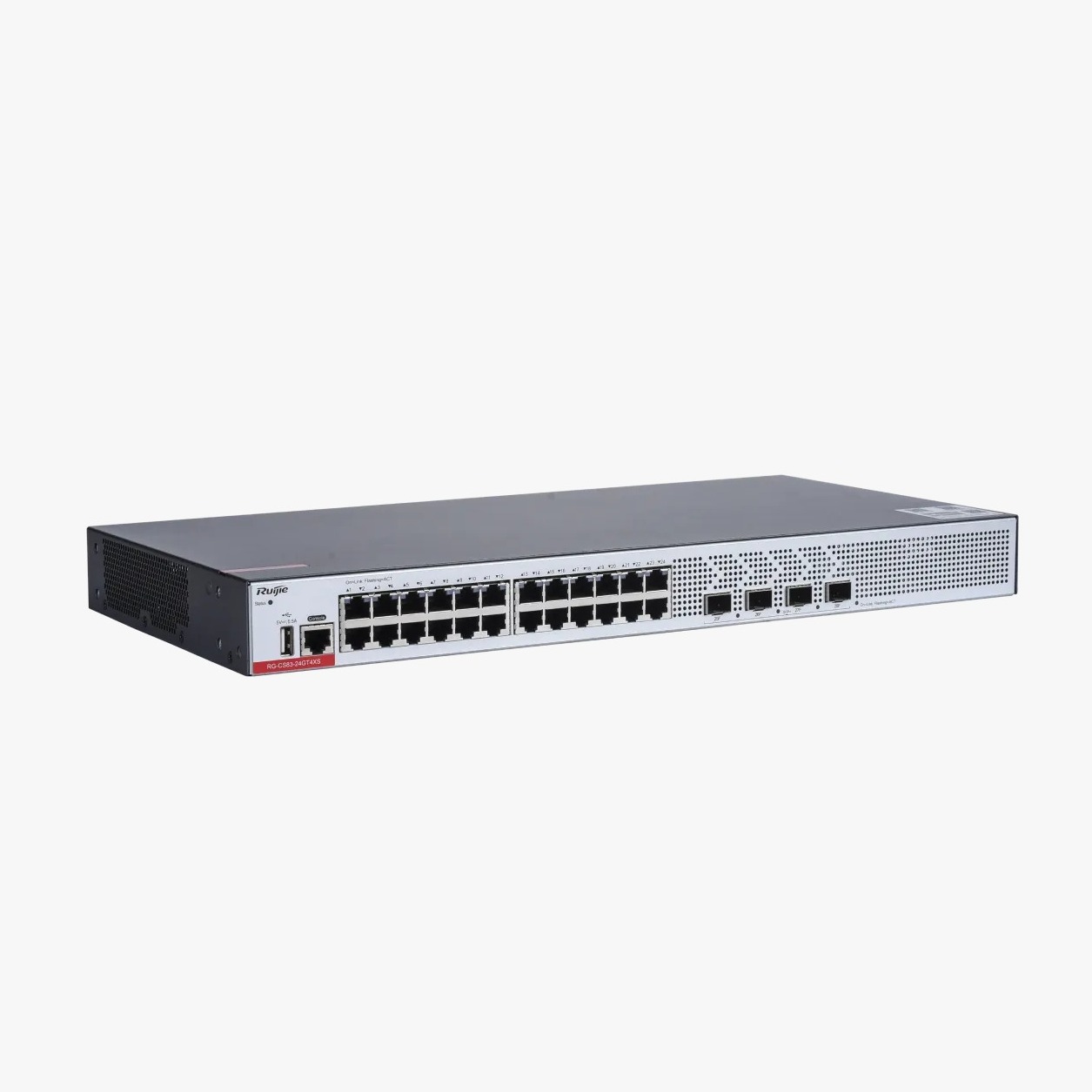 Ruijie 24-Port 1GE RJ45 Layer 3 Managed Access Switch, 4-Port 10GE Uplink