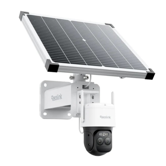Reolink Trackmix LTE Plus 2 with Solar Panel: 4G Dual-Lens Battery Security Camera