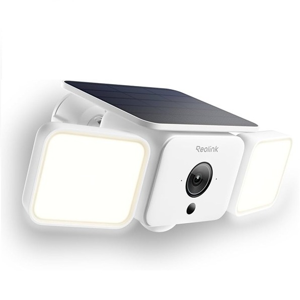 Reolink Solar Floodlight, 2K 4MP HD Resolution, with 7800mAH battery, AI-Based Adaptive Floodlight, including solar