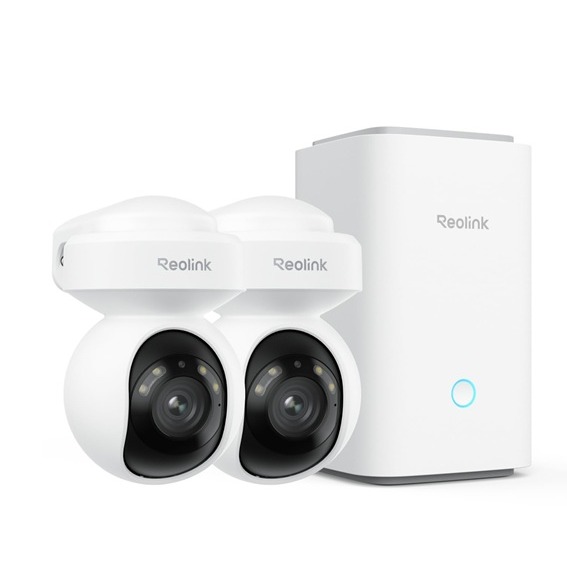 Wireless Security Center With 2K Standalone Battery/Solar Wi-Fi Cameras