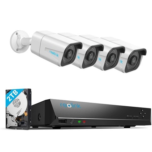 Reolink,NVS8-5MB4,5MP Security Camera Kit with Person/Vehicle Detection