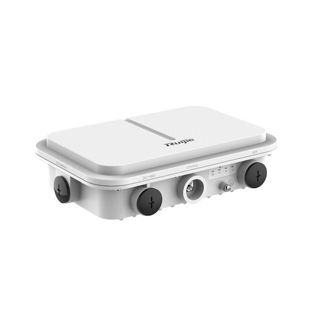 RG-AP680(CD) Wi-Fi 6 Dual Radio 2400 Mbps Outdoor High Power Wireless AP, 1 Gbps Optical Port