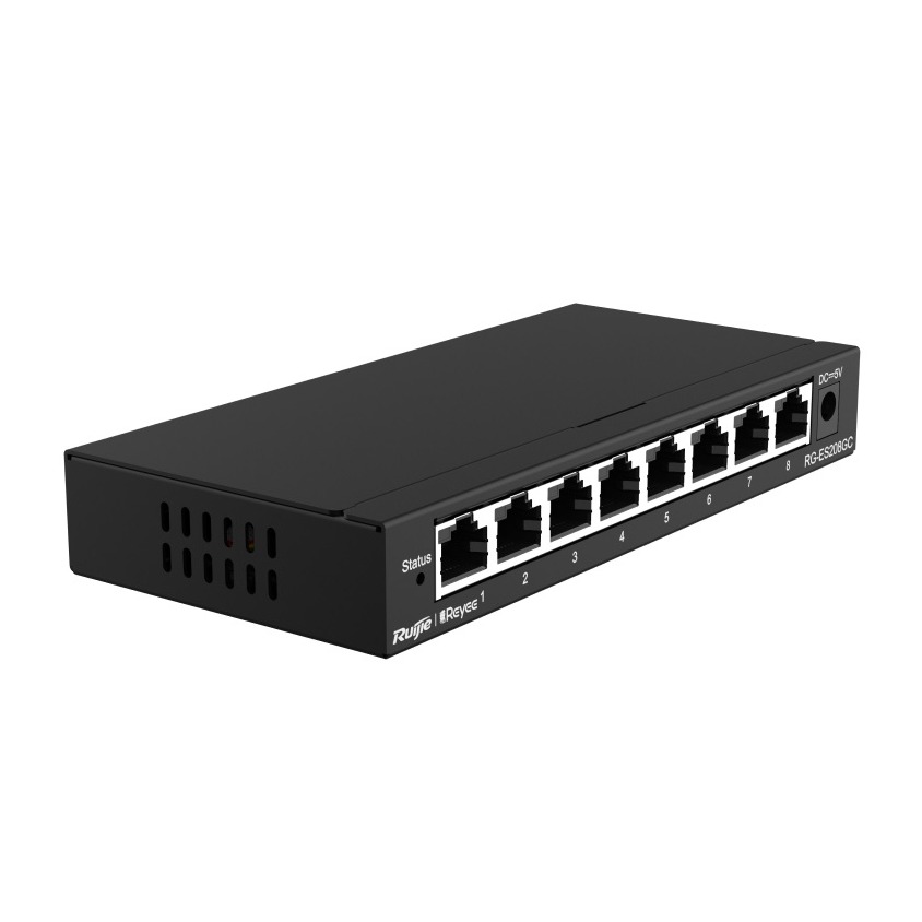 Reyee RG-ES208GC, 8-Port Gigabit Smart Cloud Mananged Non-PoE Switch
