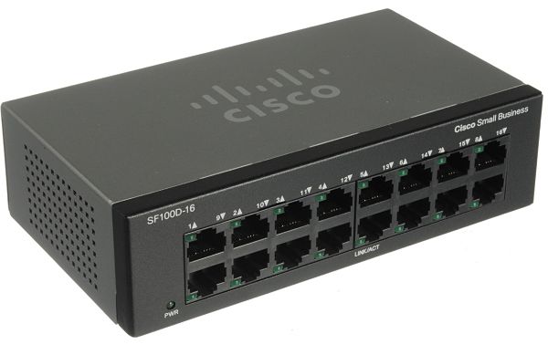 Cisco SF100D-16 16-Port 10/100 Desktop Switch Refresh