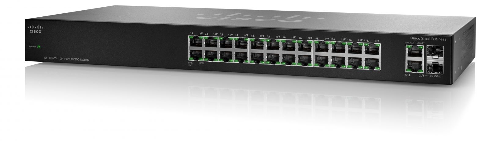 Cisco SF102-24 24-Port 10/100 Switch with Gigabit