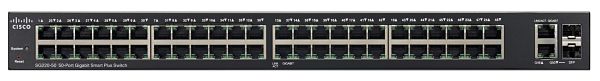 Cisco SG220-50-K9 48 10/100/1000 ports 2 Gigabit RJ45/SFP combo port
