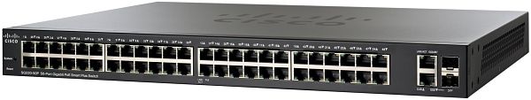 Cisco SG220-50P-K9 50-Port Gigabit PoE Smart Plus Switch 375w