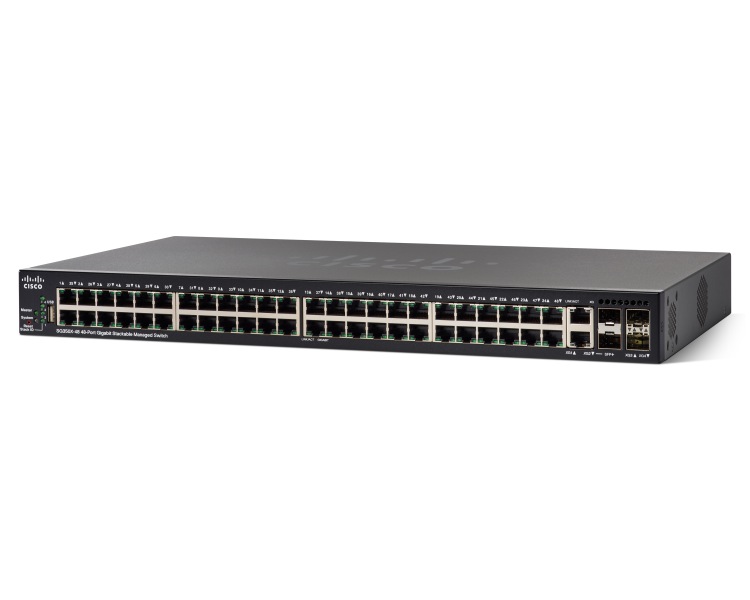 Cisco SG350X-48P 48-port Gigabit POE Stackable Switch