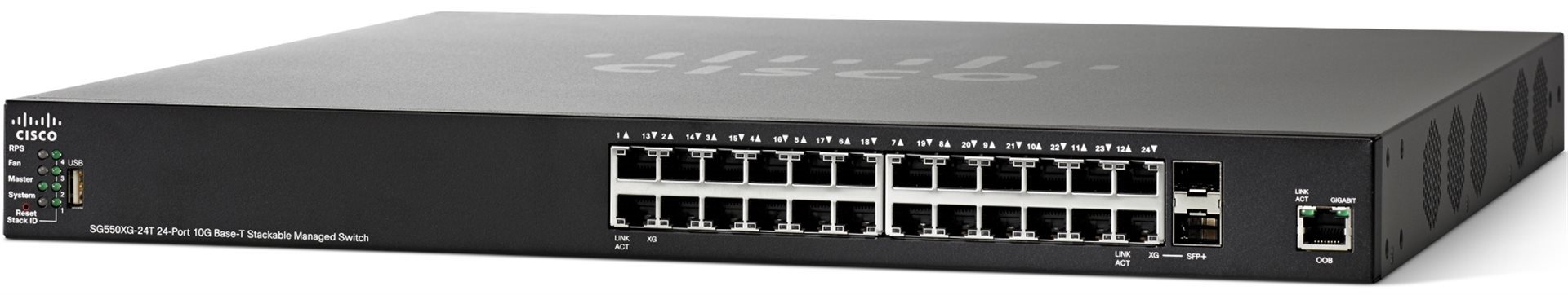 Cisco SG350XG-24T-K9 24-port 10GBase-T Stackable Switch