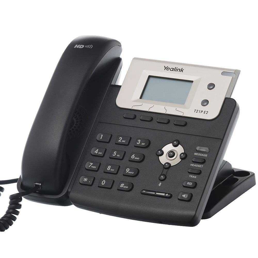 Yealink SIP-T21P E2 Entry Level IP Phone with PoE, Backlight