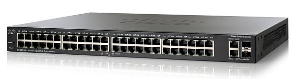 Cisco SLM2048PT SG 200-50P 50-port Gigabit PoE Smart Switch RF
