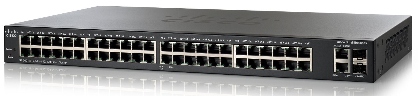 Cisco SLM248GT SF 200-48 48-Port 10/100 Smart Switch Refresh