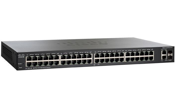 Cisco SF 200-48 48-Port 10/100 Smart Switch