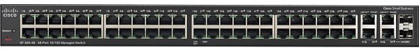 Cisco SRW248G4-K9 SF300-48 48-port 10/100 Managed Switch with Gigabi