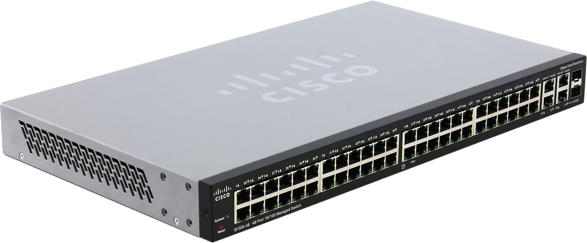 Cisco 48-port 10/100 PoE Managed Switch w/Gig Up