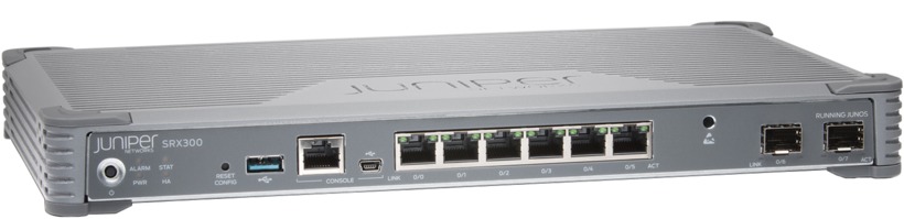 Juniper Networks SRX320 Services Gateway - Security appliance - 8 ports - GigE, HDLC, Frame Relay, PPP, MLPPP, MLFR - desktop