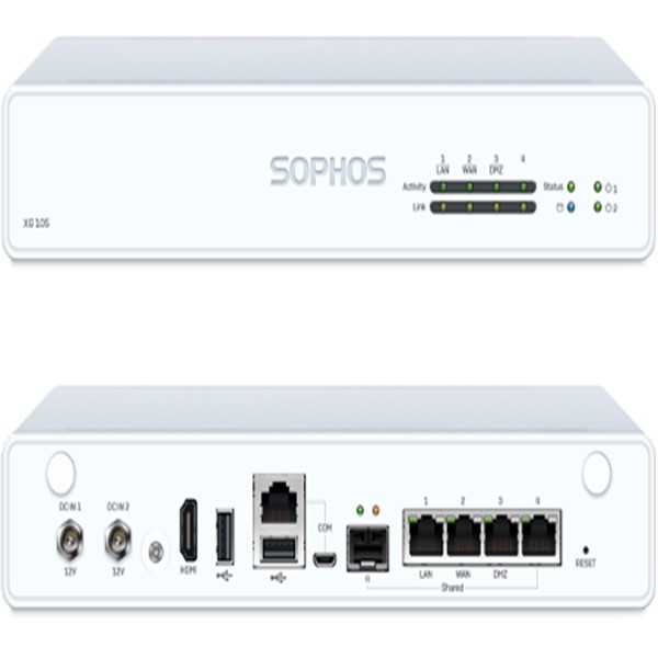 Sophos XG 106 Next-Gen VPN Firewall Appliance (XG1ZTCHEK) 