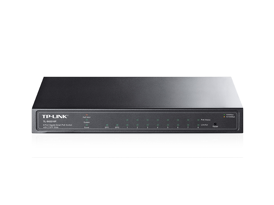 TP-LINK TL-SG2210P, Managed network switch, L2, Gigabit Ethernet (10/100/1000), Power over Ethernet (PoE)
