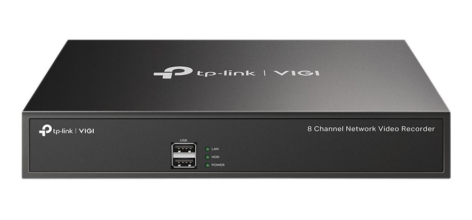 TP-Link VIGI NVR1008H Video Recorder (8-Channel, 80 Mbps, H.264+/H.264) 