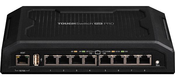 Ubiquiti Networks TS-8-PRO - 8-Port PoE Pro ToughSwitch