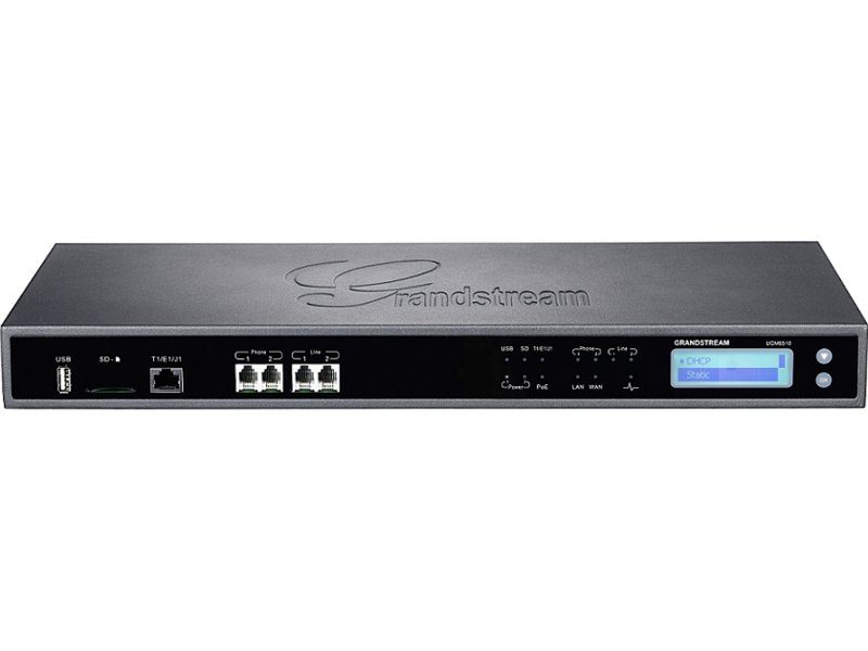 Grandstream UCM6510  IP PBX appliance for E1/T1/J1 networks
