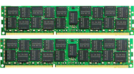 2X8GB DDR3-1333-MHz RDIMM/PC3-10600/dual rank/x2/1.35v