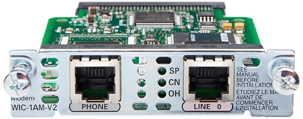 one-port Analog Modem Interface card 