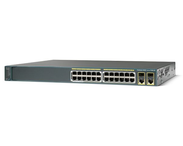 Catalyst 2960 Plus 24 10/100 (8 PoE) + 2 T/SFP LAN Base