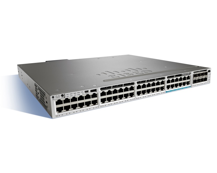 Cisco Catalyst 3850 48 Port (12 mGig+36 Gig) UPoE LAN Base 