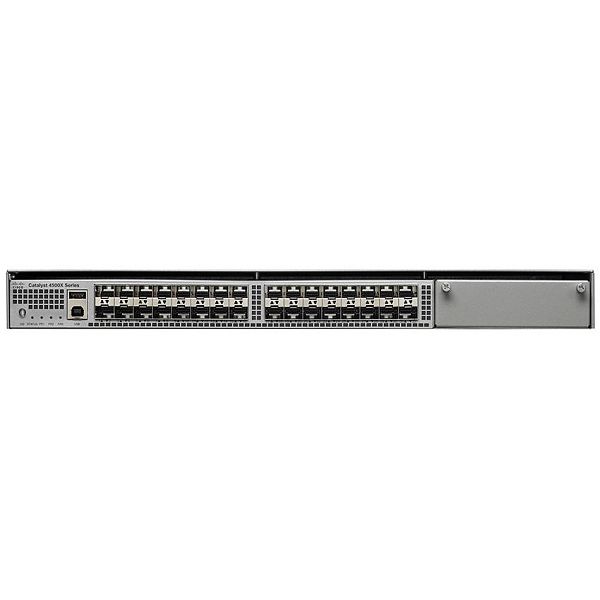 Catalyst 4500-X 32 Port 10G IP Base, Back-to-Front, No P/S 