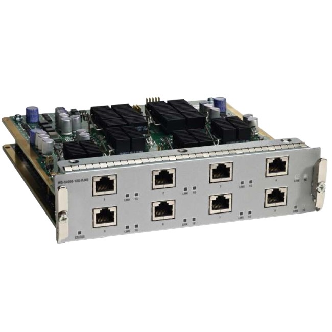 8 port 2:1 10GbaseT line card for 4900M series