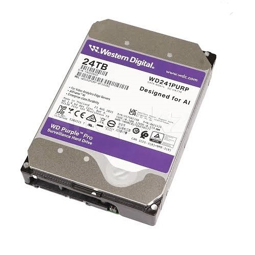 WD Purple Pro Smart Video Hard Drive - 24TB
